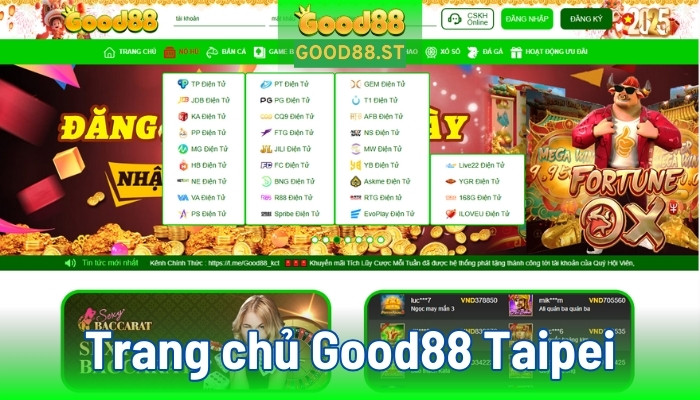 Trang chủ nhà cái Good88